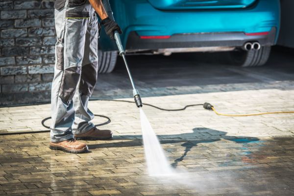 Driveway Pressure Washing in Charleston