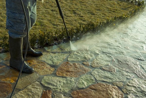 Stone Power Washing in Charleston