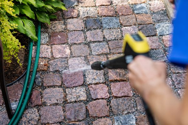 Paver Sidewalk Cleaning in Charleston
